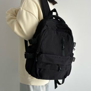 Lightweight French Style Backpack for Girls - Summer Commuter Laptop Bag for High School Students, Travel-Ready Design 2025