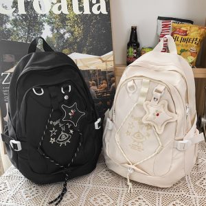 Lightweight Girls' Shoulder Backpack for School & Travel, Large Capacity Design, Stylish and Functional School Bag for Students