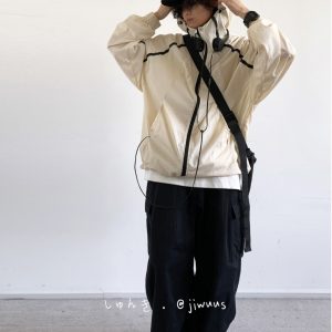 Lightweight Japanese-Style Hooded Sun Protection Jacket for Men & Women, Loose-Fitting Summer Sports Outerwear, Cool & Comfortable