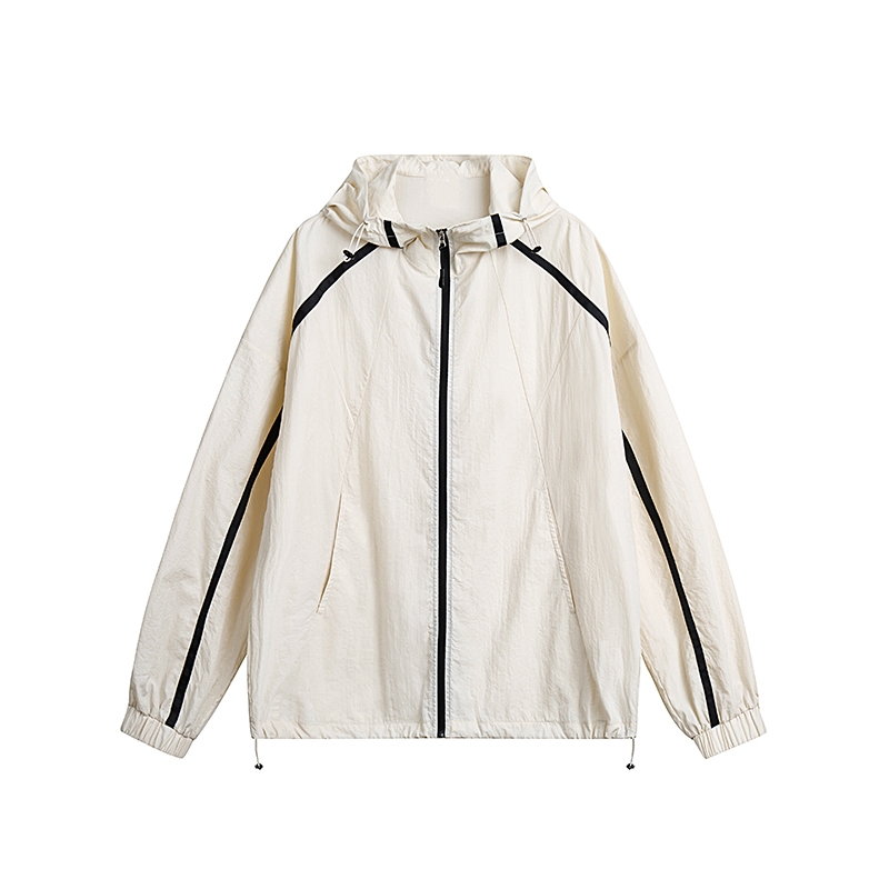 Lightweight Japanese-Style Hooded Sun Protection Jacket for Men & Women, Loose-Fitting Summer Sports Outerwear, Cool & Comfortable