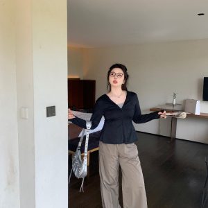 Lightweight Korean Style Cardigan for Yoga - UPF50+ Sun Protection, Anti-Ultraviolet, Slightly Chubby Small Waist, Comic Print Design