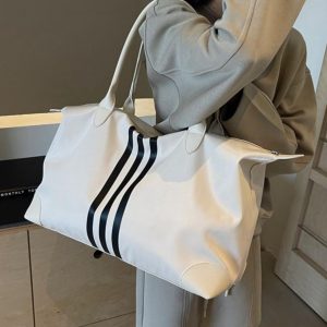 Lightweight Large Capacity Shoulder Tote Bag for Travel, Maternity Storage, Gym, Fitness - Versatile Everyday Use