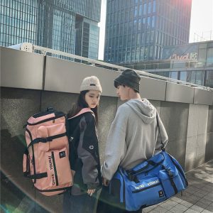 Lightweight Large-Capacity Travel Backpack for Women - Men's Gym Bag with Dry Wet Separation, Ideal for Short-Distance Trips