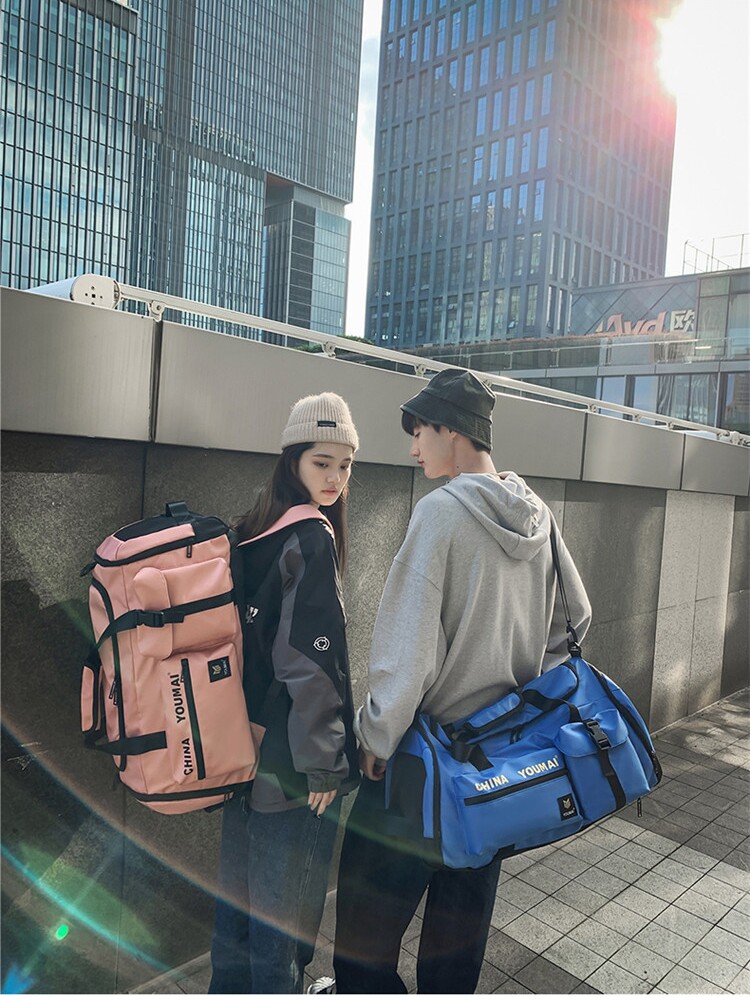 Lightweight Large-Capacity Travel Backpack for Women - Men's Gym Bag with Dry Wet Separation, Ideal for Short-Distance Trips Lightweight Large-Capacity Travel Backpack for Women - Men's Gym Bag with Dry Wet Separation, Ideal for Short-Distance Trips