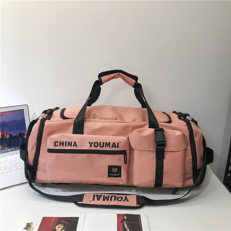 Lightweight Large-Capacity Travel Backpack for Women - Men's Gym Bag with Dry Wet Separation, Ideal for Short-Distance Trips