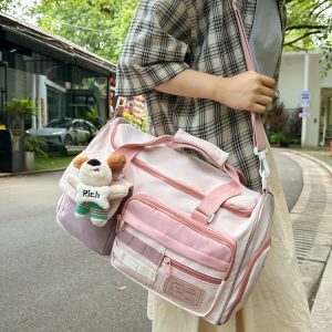 Lightweight Large Capacity Travel Handbag for Women - Stylish Storage Bag for Fitness, Maternity, and Short-Distance Journeys