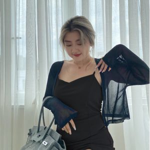 Lightweight Long Sleeve Sun Protection Top for Women - Loose Slimming Outer Layer Design for Spring/Summer 2023, Y2K Style