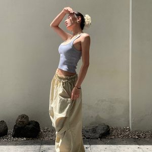 Lightweight Loose Pants with Cloud Waistband for Virtual Abs Line - Zero Gravity Mode, Available in 2 Colors, Trendy Comfort Wear