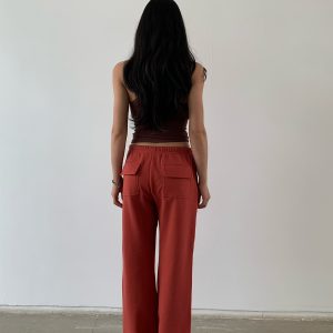 Lightweight Low-Rise Hybrid Sweatpants with Curvy Back Pockets - Comfortable Pajama Pants for Home and Casual Wear