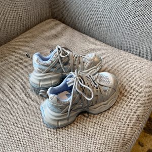 Lightweight Mesh Breathable Dad Shoes for Women, 2025 Summer Casual Sports Footwear, Thick-Soled Height-Increasing Style