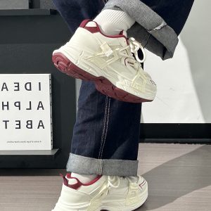 Lightweight Mesh Dad Shoes for Women - Breathable Cocoa Egg Milk Sports Sneakers - Trendy 2025 Style