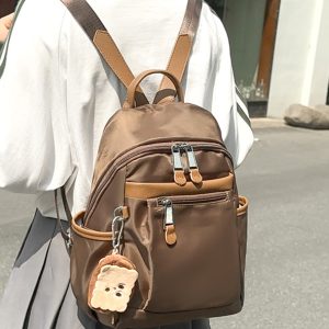 Lightweight Nylon Women's Backpack for Travel & Commuting - 2025 Spring Collection, Stylish & Functional School Bag