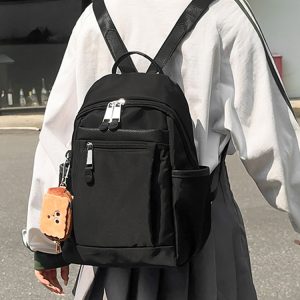 Lightweight Nylon Women's Backpack for Travel & Commuting - 2025 Spring Collection, Stylish & Functional School Bag