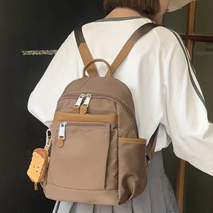 Lightweight Nylon Women's Backpack for Travel & Commuting - 2025 Spring Collection, Stylish & Functional School Bag