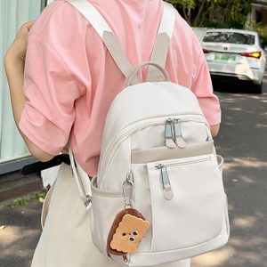Lightweight Nylon Women's Backpack for Travel & Commuting - 2025 Spring Collection, Stylish & Functional School Bag