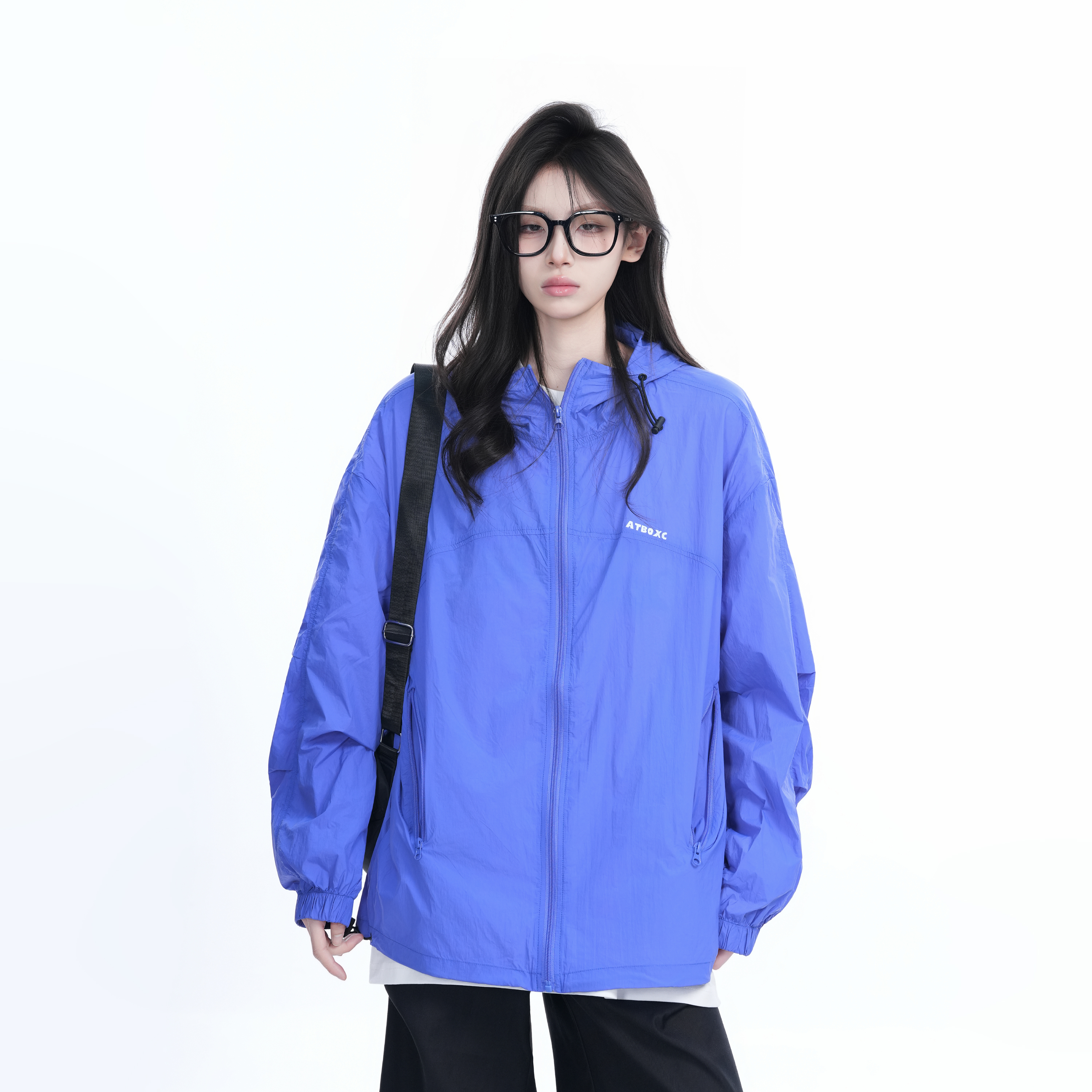 Lightweight Oversized UV Protection Jacket for Women - Summer Outdoor Sun Protection Coat for Hiking & Casual Wear