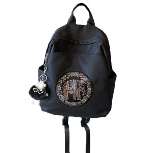 Lightweight Oxford Cloth Backpack for Women - Durable Double Shoulder Bag, Casual School Bag, Versatile Spring 2025 Style