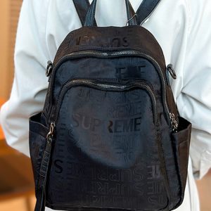 Lightweight Oxford Commuter Backpack - Casual Travel Shoulder Bag with Large Capacity, Dual-Use Design for Everyday Essentials