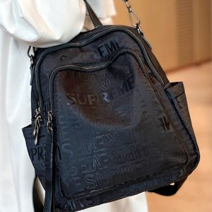 Lightweight Oxford Commuter Backpack - Casual Travel Shoulder Bag with Large Capacity, Dual-Use Design for Everyday Essentials