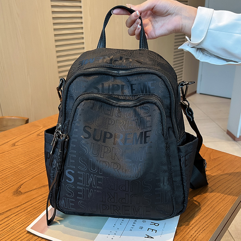 Lightweight Oxford Commuter Backpack - Casual Travel Shoulder Bag with Large Capacity, Dual-Use Design for Everyday Essentials