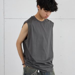 Lightweight Quick-Dry Cotton Basketball Sports Vest - Sleeveless T-Shirt for Activewear, Ideal for Sports and Workouts