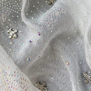 Lightweight Rhinestone Star Cardigan - Women's Sun Protection Tencel Shirt for Spring & Summer, Ultra-Heavy Industrial Design