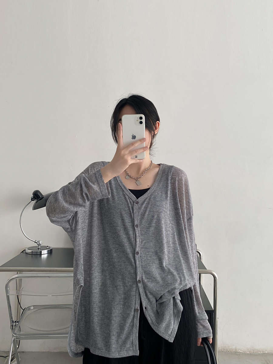 Lightweight Sheer Sun Grapefruit Cardigan - Women's Long Sleeve Summer Outerwear, Loose & Breathable Air Conditioning Jacket Lightweight Sheer Sun Grapefruit Cardigan - Women's Long Sleeve Summer Outerwear, Loose & Breathable Air Conditioning Jacket