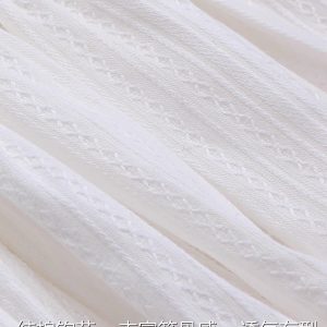 Lightweight Spring/Summer Lace Edge 8-Meter Tiered Puffy Skirt - Spliced White Half Skirt for a Romantic 90s Look