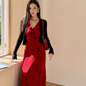 Lightweight V-Neck Knit Cardigan, Ribbed Ice Silk Short Outerwear, Sun Protection Cover-Up Top for Spring and Summer Fashion