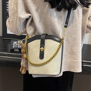 Lightweight Versatile Bucket Bag for Women – Fashionable Summer Travel Crossbody Shoulder Bag 2025 Style