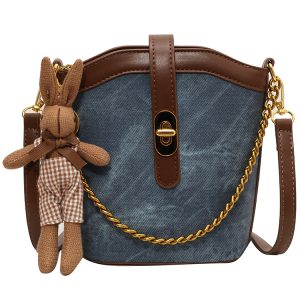 Lightweight Versatile Bucket Bag for Women – Fashionable Summer Travel Crossbody Shoulder Bag 2025 Style