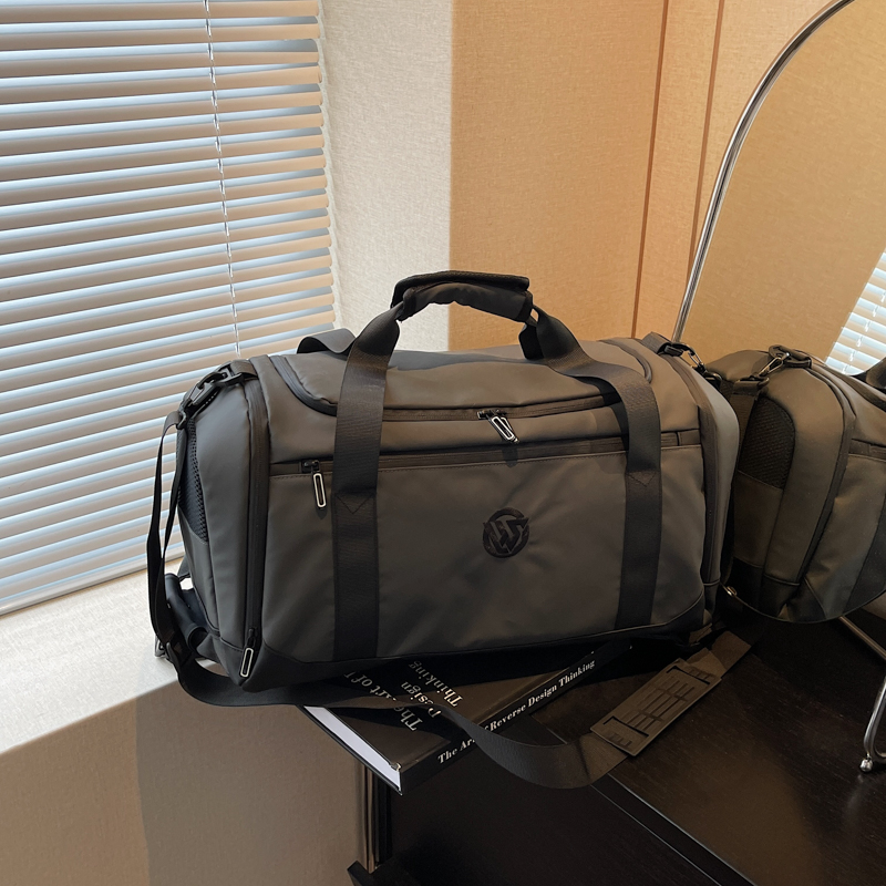 Lightweight Women's Short Trip Handbag, Large Capacity Travel Bag, Dual-Use Shoulder Backpack for Business & Gym