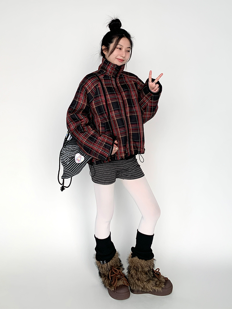 Little Devil Velvet Layering Leggings for Autumn Winter - Striped Inner Wear with Anti-Exposure Safety Shorts Little Devil Velvet Layering Leggings for Autumn Winter - Striped Inner Wear with Anti-Exposure Safety Shorts