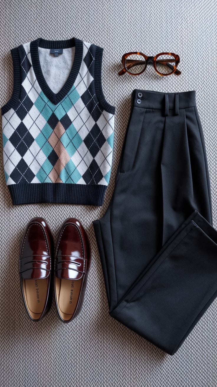 Loafers Retro Outfit Ideas for a Vintage Vibe outfit idea