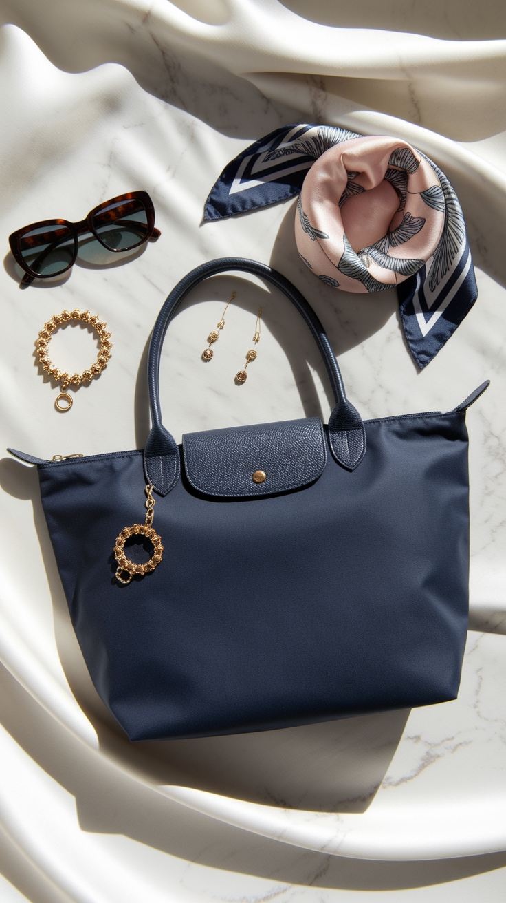 Longchamp Bag Accessories to Elevate Your Look outfit idea