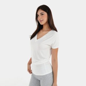 Loose Cool V-Neck Batwing Sleeve Short-Sleeve Top - Casual Chic Essential for Effortless Style, Perfect for 90s and Y2K Fashion Lovers