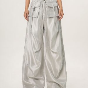 Loose Wide-Leg Hip Hop Dance Pants for Men and Women - Casual Jazz Style Workwear, Perfect for 90s and Y2K Fashion