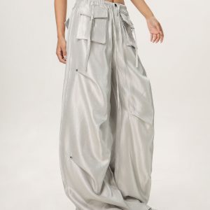 Loose Wide-Leg Hip Hop Dance Pants for Men and Women - Casual Jazz Style Workwear, Perfect for 90s and Y2K Fashion