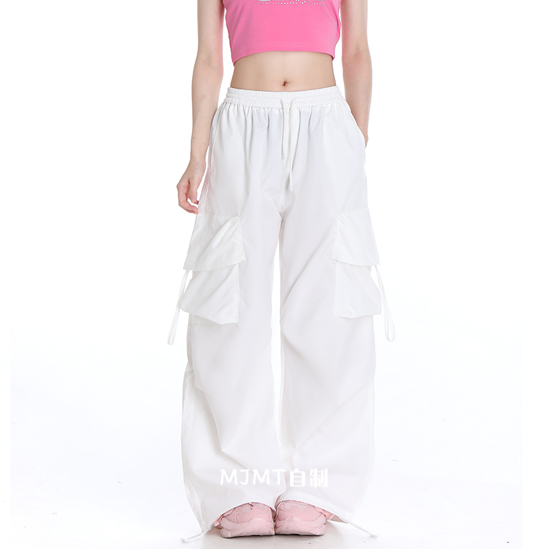 Loose Wide-Leg Quick-Dry Casual Work Pants for Summer 2025 - American Style Sports Trousers Loose Wide-Leg Quick-Dry Casual Work Pants for Summer 2025 - American Style Sports Trousers