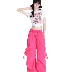 Loose Wide-Leg Quick-Dry Casual Work Pants for Summer 2025 - American Style Sports Trousers