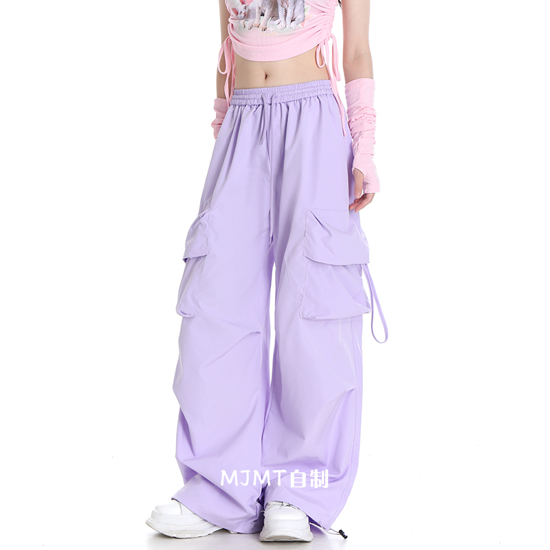 Loose Wide-Leg Quick-Dry Casual Work Pants for Summer 2025 - American Style Sports Trousers Loose Wide-Leg Quick-Dry Casual Work Pants for Summer 2025 - American Style Sports Trousers