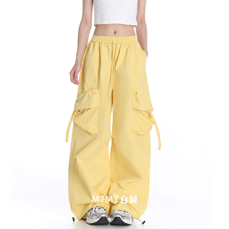 Loose Wide-Leg Quick-Dry Casual Work Pants for Summer 2025 - American Style Sports Trousers Loose Wide-Leg Quick-Dry Casual Work Pants for Summer 2025 - American Style Sports Trousers