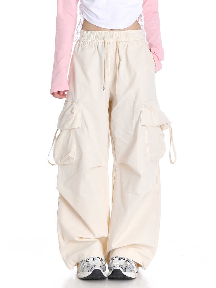 Loose Wide-Leg Quick-Dry Casual Work Pants for Summer 2025 - American Style Sports Trousers Loose Wide-Leg Quick-Dry Casual Work Pants for Summer 2025 - American Style Sports Trousers