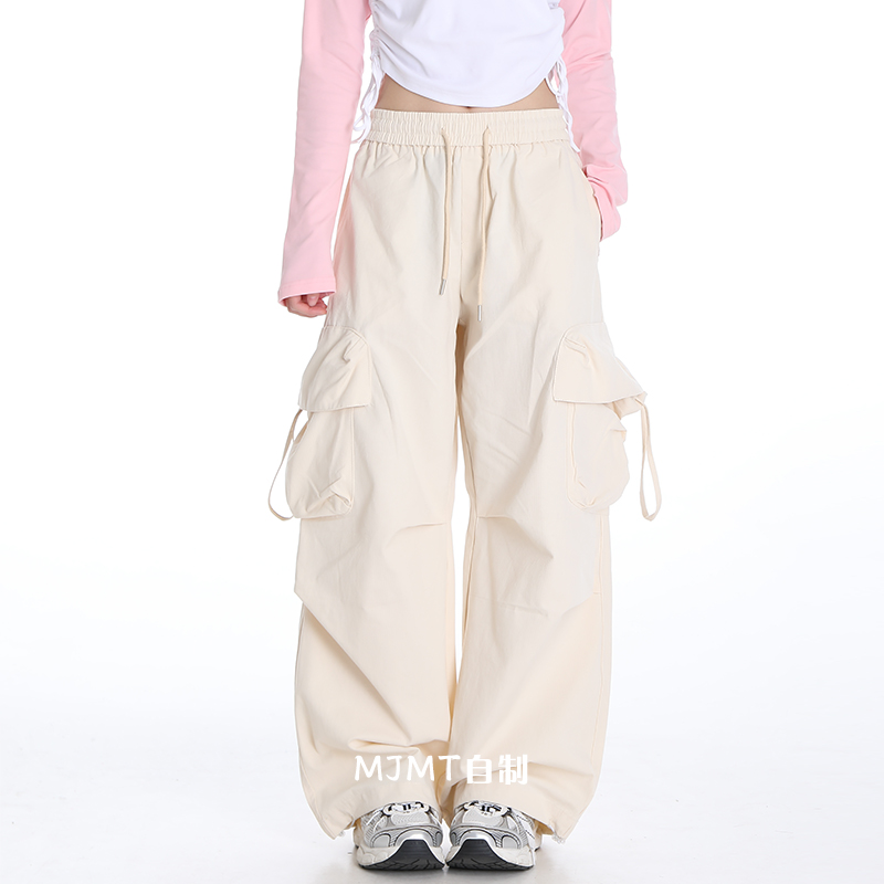 Loose Wide-Leg Quick-Dry Casual Work Pants for Summer 2025 - American Style Sports Trousers Loose Wide-Leg Quick-Dry Casual Work Pants for Summer 2025 - American Style Sports Trousers