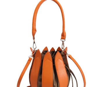 Lotus Lantern Bag 2025 Design, Fashionable Tulip Crossbody Bucket Handbag, Women's Stylish Jiang Yan Inspired Trendy Bag