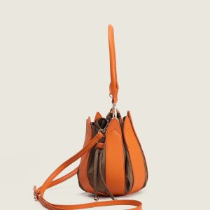 Lotus Lantern Bag 2025 Design, Fashionable Tulip Crossbody Bucket Handbag, Women's Stylish Jiang Yan Inspired Trendy Bag