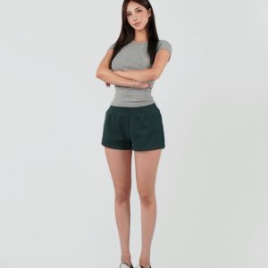 Low-Waist Casual Sports Shorts for Women - Loose Fit Three-Quarter Pants for Home and Outdoor Activities