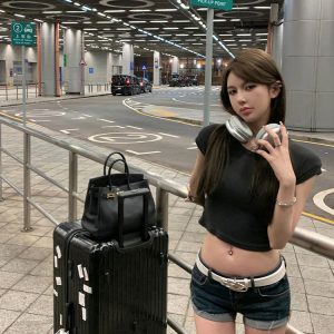 Low Waist Denim Shorts for Women - Spicy Mini Hot Pants, Tight Fit, Sweet Style, Y2K Inspired Summer Fashion