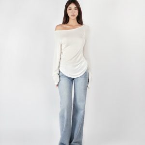 Low-Waist Straight-Leg Slimming Jeans for Women - Trendy Y2K Style, Perfect for Casual Outfits and Everyday Wear