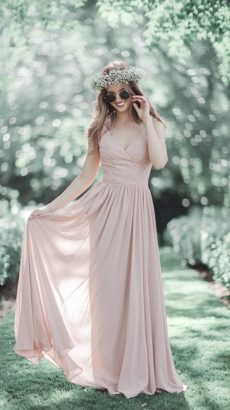Finding the Ideal Maxi Graduation Dress for You outfit idea
